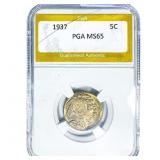 1937 Buffalo Nickel PGA MS65