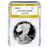 1992-S Silver Eagle PGA PR70 DCAM