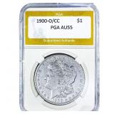 1900-O/CC Morgan Silver Dollar PGA AU55