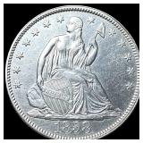 1858 Seated Liberty Half Dollar UNCIRCULATED