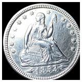 1853 Arrows Seated Liberty Quarter UNCIRCULATED