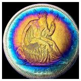 1842 Seated Liberty Half Dollar NEARLY UNCIRCULATE