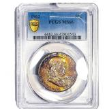 1962 Franklin Half Dollar PCGS MS66