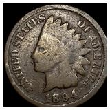 1894/94 Indian Head Cent NICELY CIRCULATED