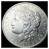 1904 Morgan Silver Dollar CLOSELY UNCIRCULATED