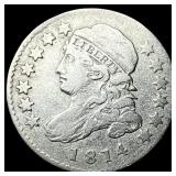 1814 Capped Bust Half Dollar NEARLY UNCIRCULATED