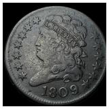 1809 Classic Head Half Cent NEARLY UNCIRCULATED
