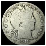 1915 Barber Half Dollar NICELY CIRCULATED