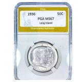 1936 Long Island Half Dollar PGA MS67
