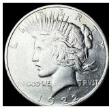 1922 Silver Peace Dollar CLOSELY UNCIRCULATED