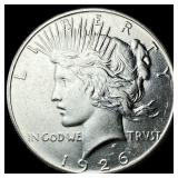 1926 Silver Peace Dollar CHOICE AU