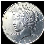 1934 Peace Silver Dollar CHOICE BU