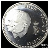 1996 Belgium Silver 250 Francs