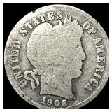1905-O Silver Barber Dime NICELY CIRCULATED