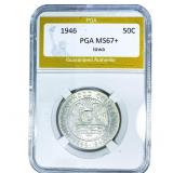 1946 Iowa Half Dollar PGA MS67+