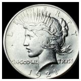 1921 Silver Peace Dollar CLOSELY UNCIRCULATED