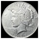 1926-S Silver Peace Dollar LIGHTLY CIRCULATED