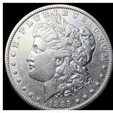 1885 Silver Morgan Dollar CLOSELY  UNCIRCULATED