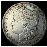 1900-O Silver Morgan Dollar LIGHTLY  CIRCULATED