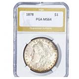 1878 Morgan Silver Dollar PGA MS64