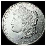 1878-S Silver Morgan Dollar CLOSELY UNCIRCULATED