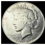 1927-D Peace Silver Dollar ABOUT UNCIRCULATED