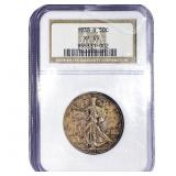 1938-D Walking Liberty Half Dollar NGC XF45