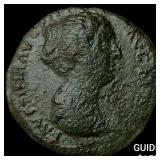 Roman Faustina II AD 161-175 Bronze Dupondius