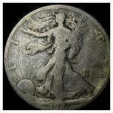 1921-S Silver Walking Liberty Half Dollar NICELY C