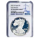 2022-W Silver Eagle NGC PF70 UC Early Releases