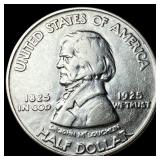 1925 Silver Fort Vancouver Half Dollar NEARLY  UN