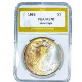 1986 Silver Eagle PGA MS70