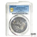 1876 Japan Silver Trade Dollar PCGS VFDetails Chop