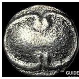 Greek Thebes, Boeotia 395-340 BC Silver Obol