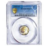 1949-D Roosevelt Dime PCGS MS67+