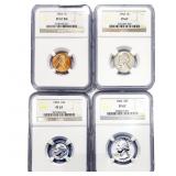 [4]1954 U.S. Proof Set 1C-25C NGC PF67