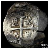 1500s Colonial Spain Silver 8 Reale Cob