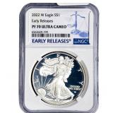 2022-W Silver Eagle NGC PF70 UC Early Releases