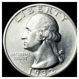 1932-S Silver Washington Quarter UNCIRCULATED