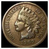 1909-S Indian Head Cent CLOSELY UNCIRCULATED