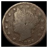 1886 Liberty Head Nickel NICELY CIRCULATED