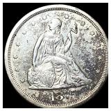 1875-S Silver Twenty Cent Piece CLOSELY  UNCIRCUL