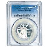 2003-W $50 Statue of Liberty Platinum 1/2oz PCGS P