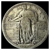 1917-D Standing Liberty Quarter ABOUT  UNCIRCULAT