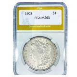 1903 Morgan Silver Dollar PGA MS63