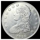 1835 Silver Capped Bust Half Dollar CHOICE AU