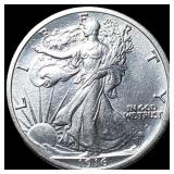 1916-D Silver Walking Liberty Half Dollar  CHOICE