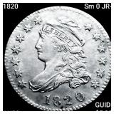 1820 Sm 0 JR-7 Capped Bust Dime CLOSELY UNCIRCULAT