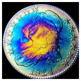 1824 Capped Bust Half Dollar NEARLY UNCIRCULATED