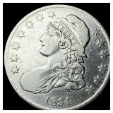 1834 Capped Bust Half Dollar NEARLY UNCIRCULATED